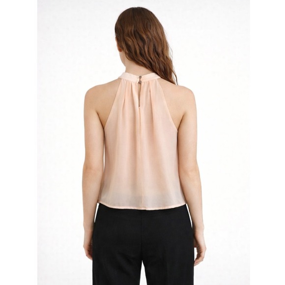 IRIS Pinky Peach Halter Top Sz Lg EUC - Picture 2 of 10